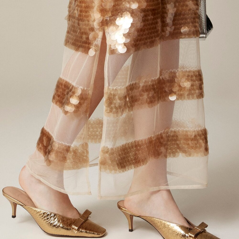 J.Crew NWT collection sequin panel dress - Picture 5 of 6